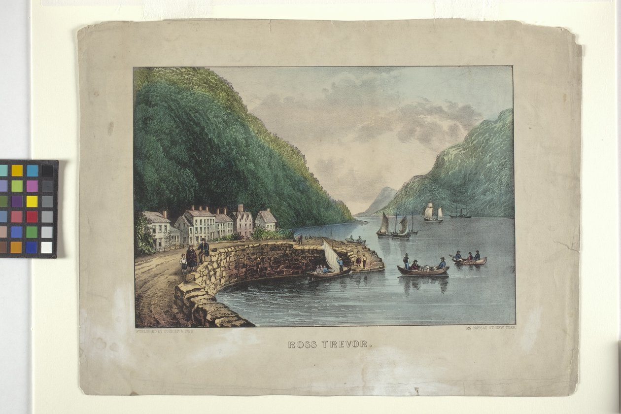 Ross Trevor (litografia ręcznie kolorowana) autorstwa N. and Ives J.M. (1824 95) Currier