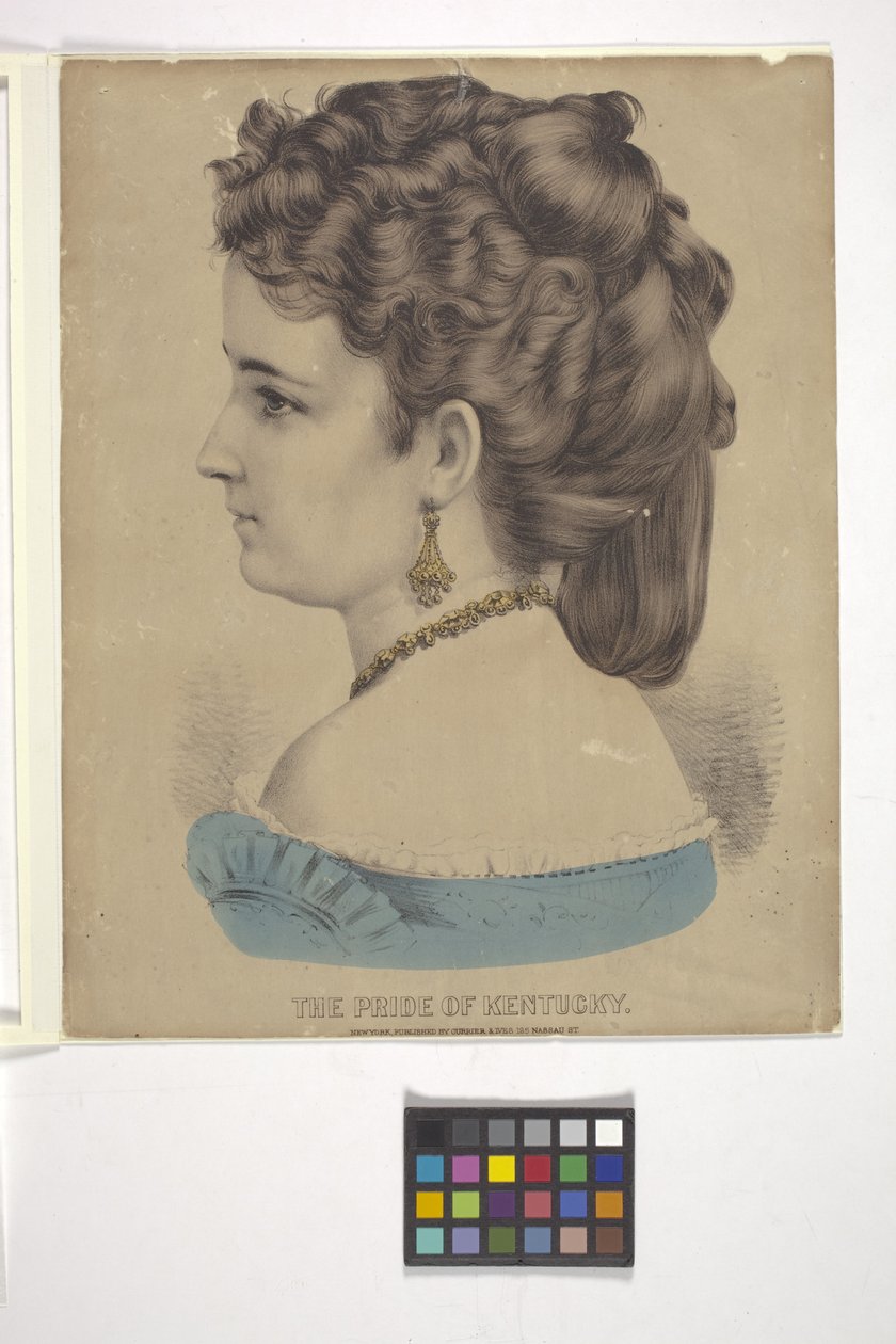 The Pride Of Kentucky (litografia ręcznie kolorowana) autorstwa N. and Ives J.M. (1824 95) Currier