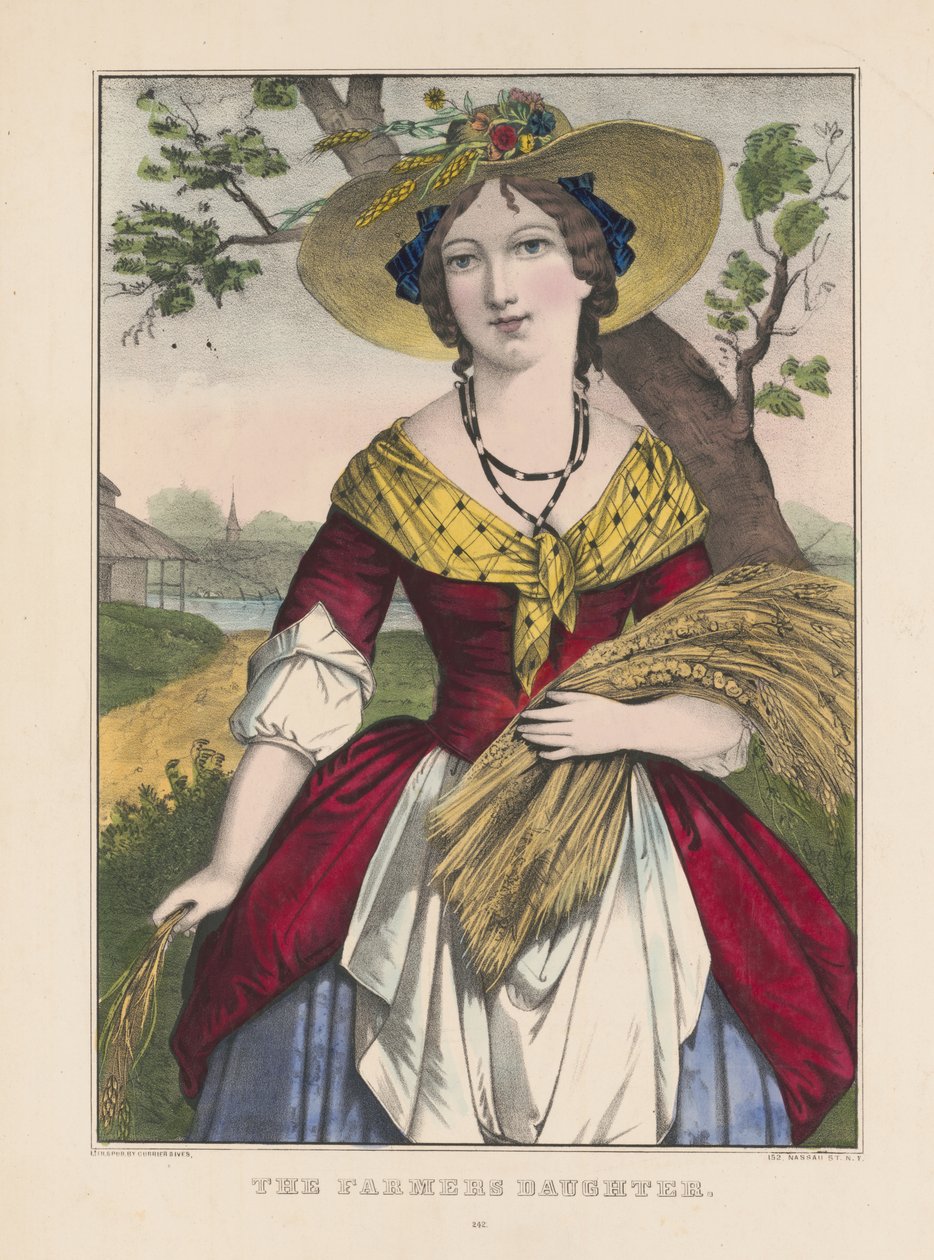 Córka rolników autorstwa Currier and Ives