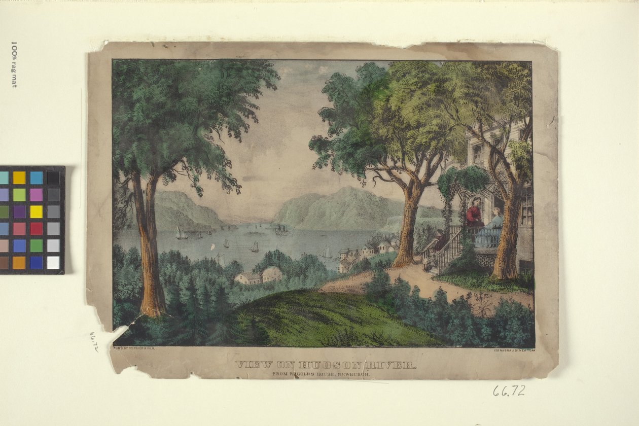 Widok na rzekę Hudson, z Ruggle