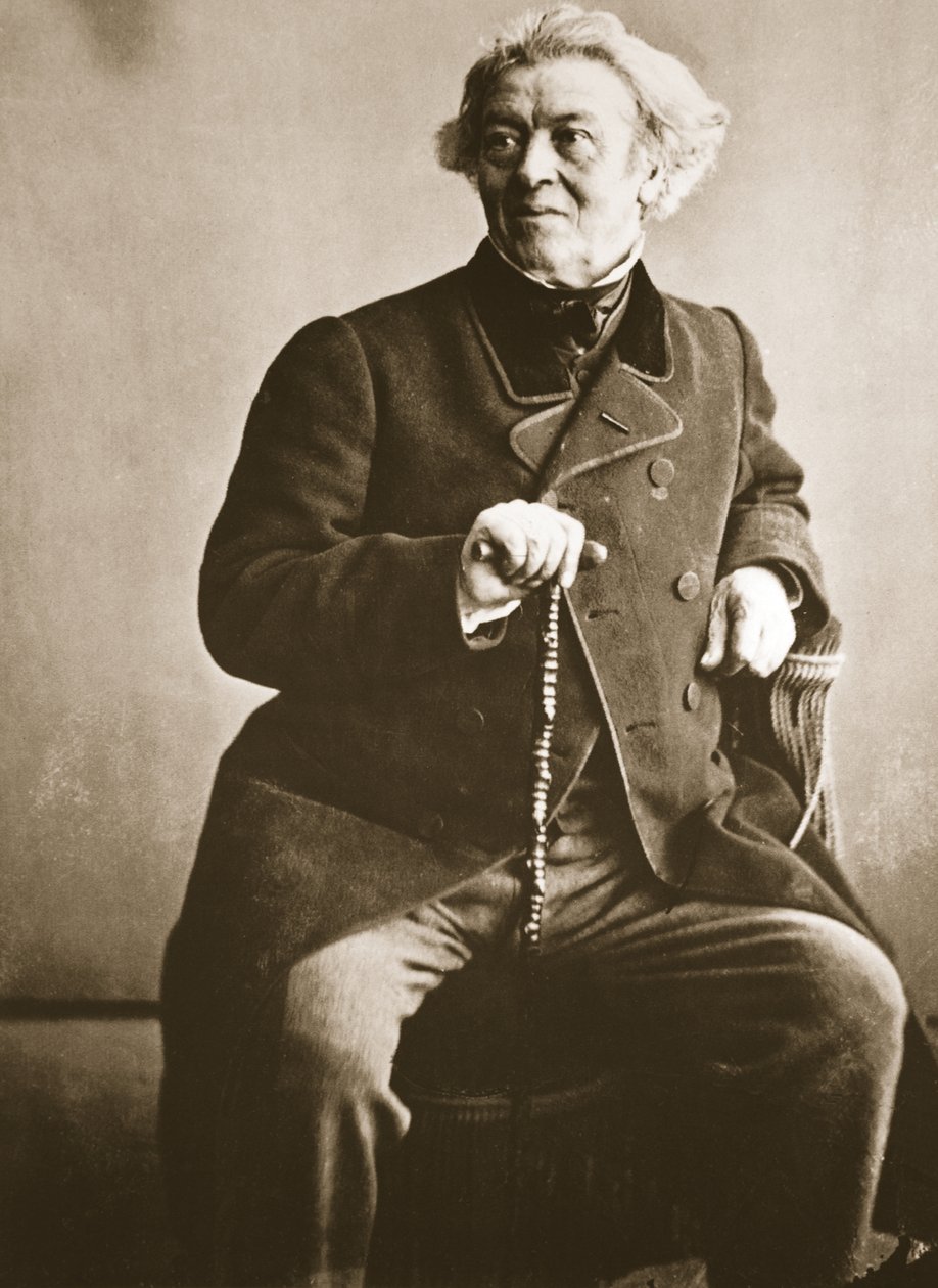 Camille Corot, ok. 1863 (fotograwiura) autorstwa Nadar