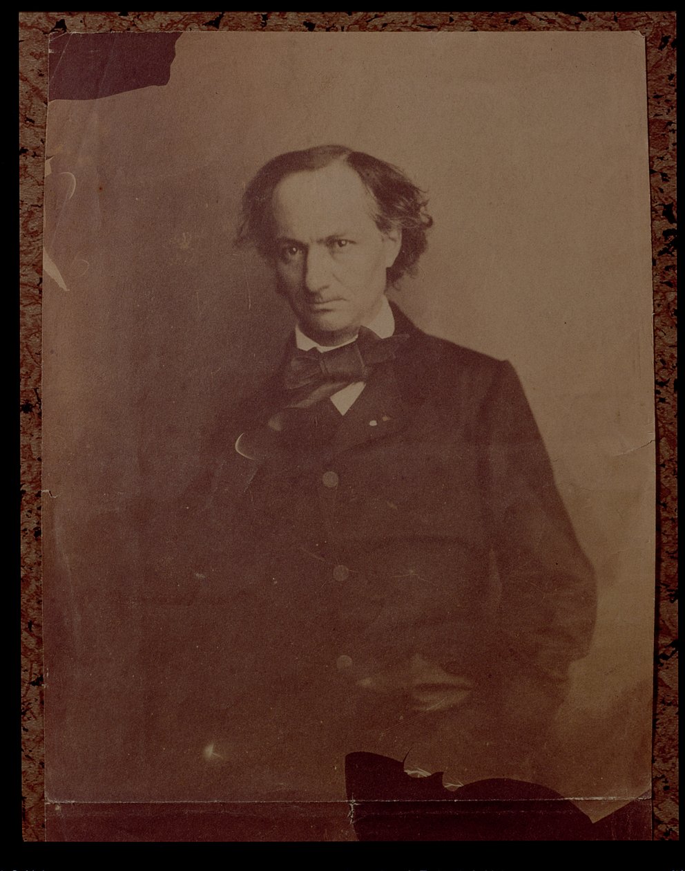 Charles Baudelaire (1820-1867), francuski poeta, fotografia portretowa autorstwa Nadar