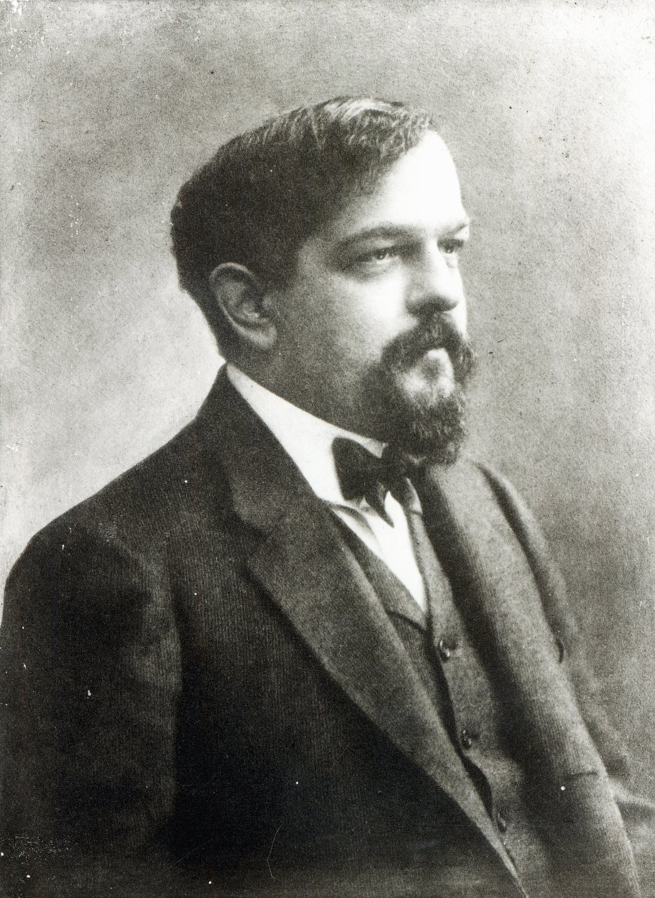 Claude Debussy, ok.1908 r. autorstwa Nadar