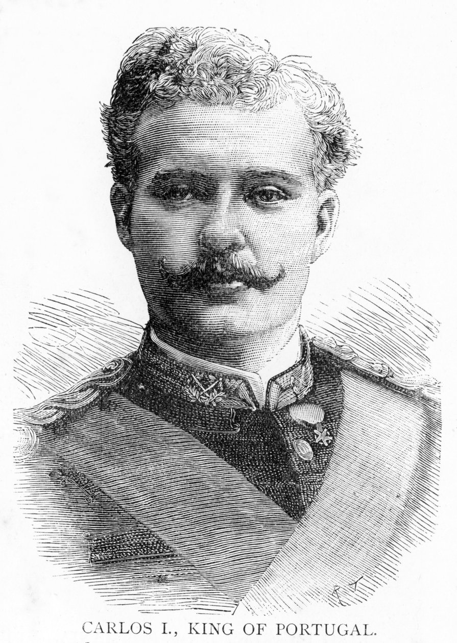 Król Karol I Portugalii, 1893 autorstwa Nadar