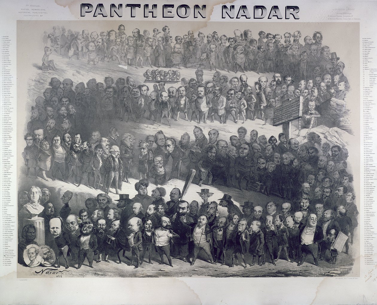 Panteon Nadar, 1854, Paryż autorstwa Nadar