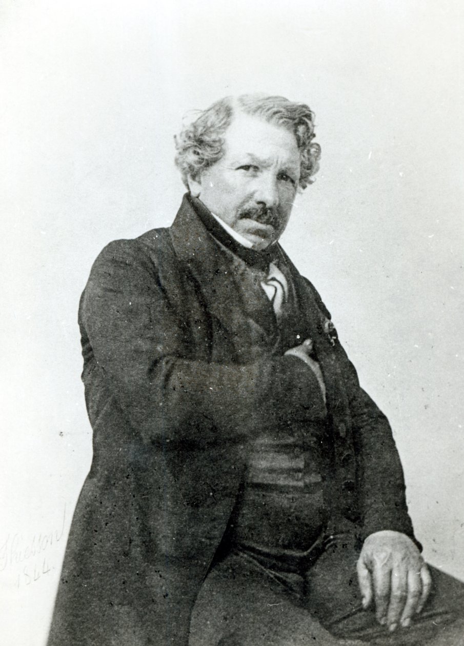 Portret Louis-Jacques Daguerre (1787-1851) autorstwa Nadar