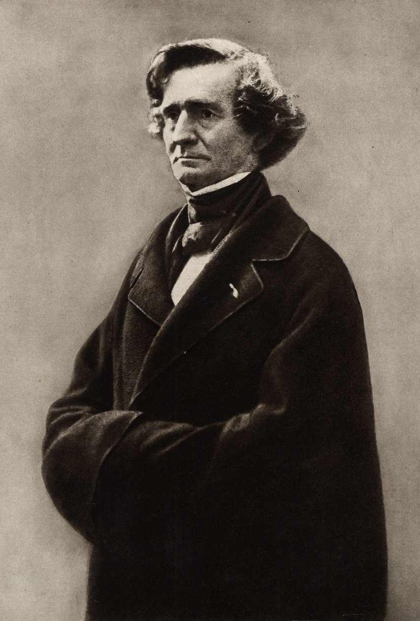 (Louis) Hektor Berlioz (1803-1865) autorstwa Nadar