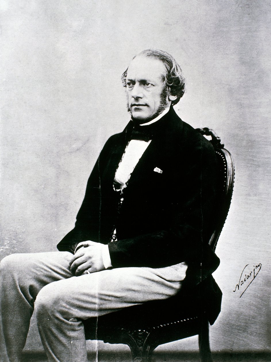 Charles-Auguste de Bériot (zdjęcie czarno-białe) autorstwa Nadar