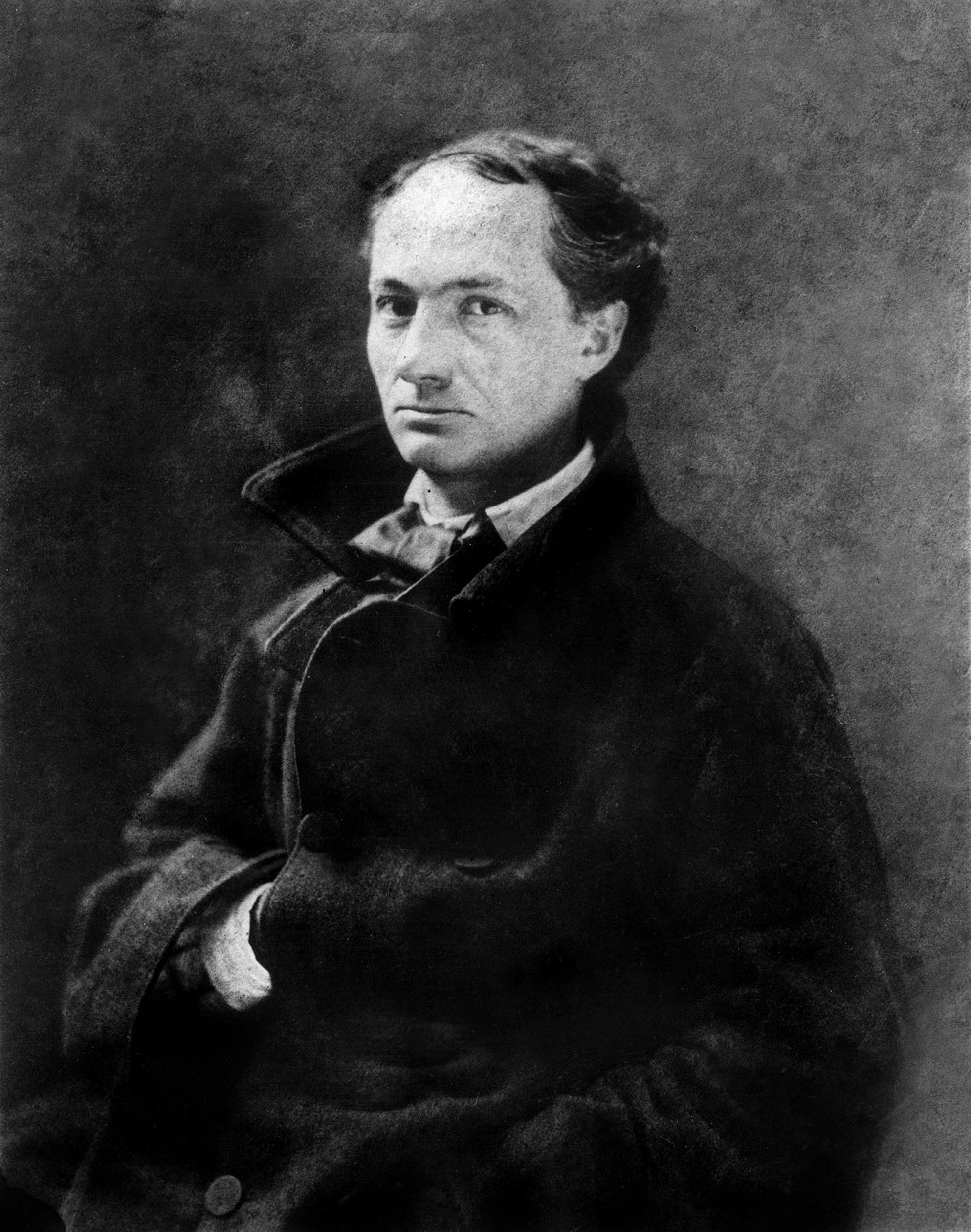 Charles Baudelaire (1821 - 1867) jeune , vers 1850 , fot. Gaspard Felix Tournachon dit Felix Nadar (1820 - 1910) kolekcja BNF - francuski poeta Charles Baudelaire (1821 - 1867) gdy był młody, około 1850, fot. Nadara autorstwa Nadar