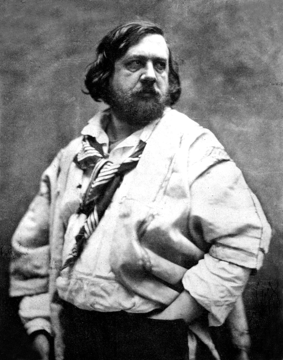 Francuski poeta Teofil Gautier, sfotografowany przez Nadara, ok. 1854-1855 autorstwa Nadar