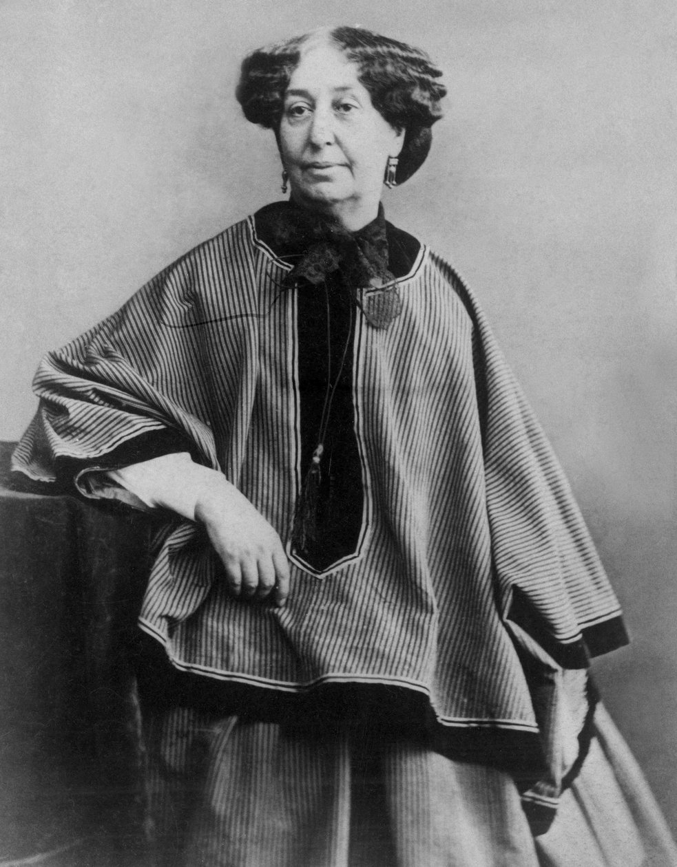 Francuska pisarka George Sand (1804-1876), fot. Nadar 1864 autorstwa Nadar
