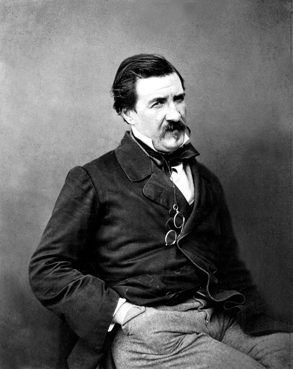 Francuski pisarz Jules Champfleury sfotografowany przez Nadara, c.1865 autorstwa Nadar