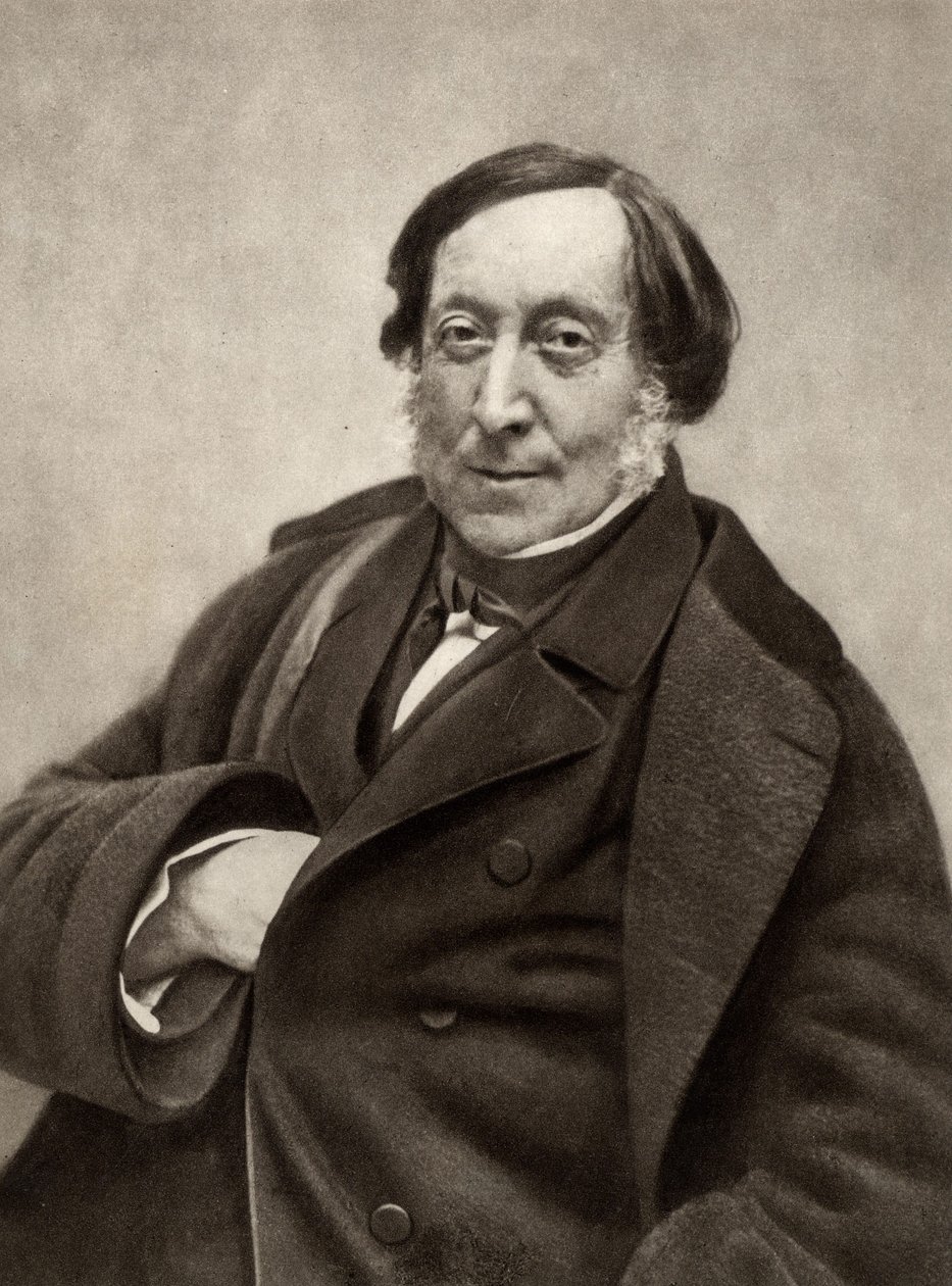 Gioachino (Antonio) Rossini (1792-1868) autorstwa Nadar