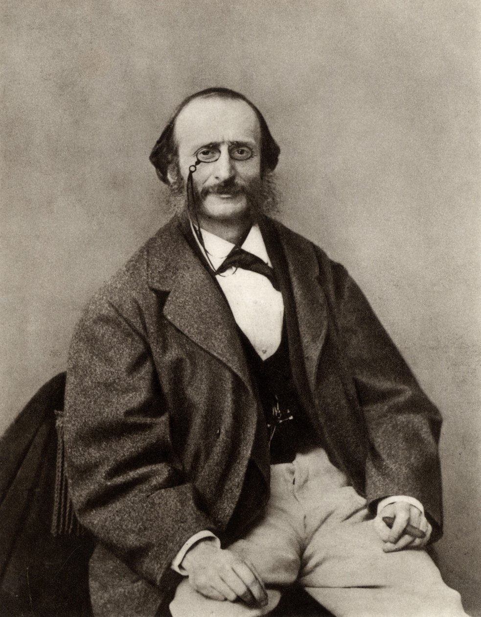 Jacques Offenbach (1819-1880) (zdjęcie czarno-białe) autorstwa Nadar