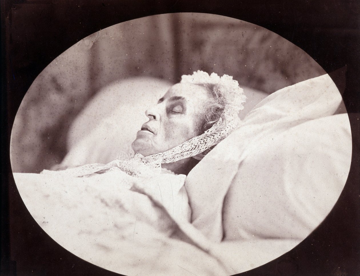 Marceline Desbordes-Valmore (Desbordes Valmore), francuska literat i słynna elegijka (1786-1859) autorstwa Nadar