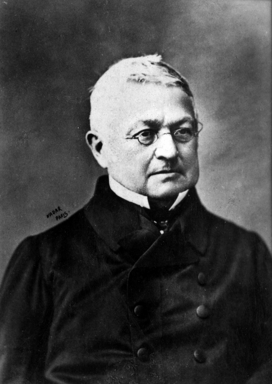 Portret Adolphe Thiersa (1797-1877), prezydenta Republiki Francuskiej, koniec XIX (zdjęcie) autorstwa Nadar