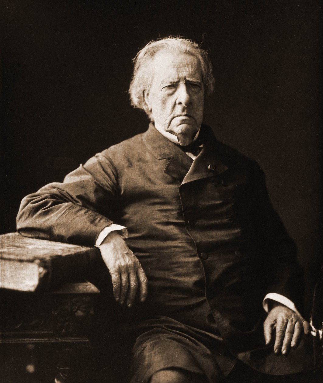Portret barona Taylora, filantropa 1789-1879 (zdjęcie) autorstwa Nadar