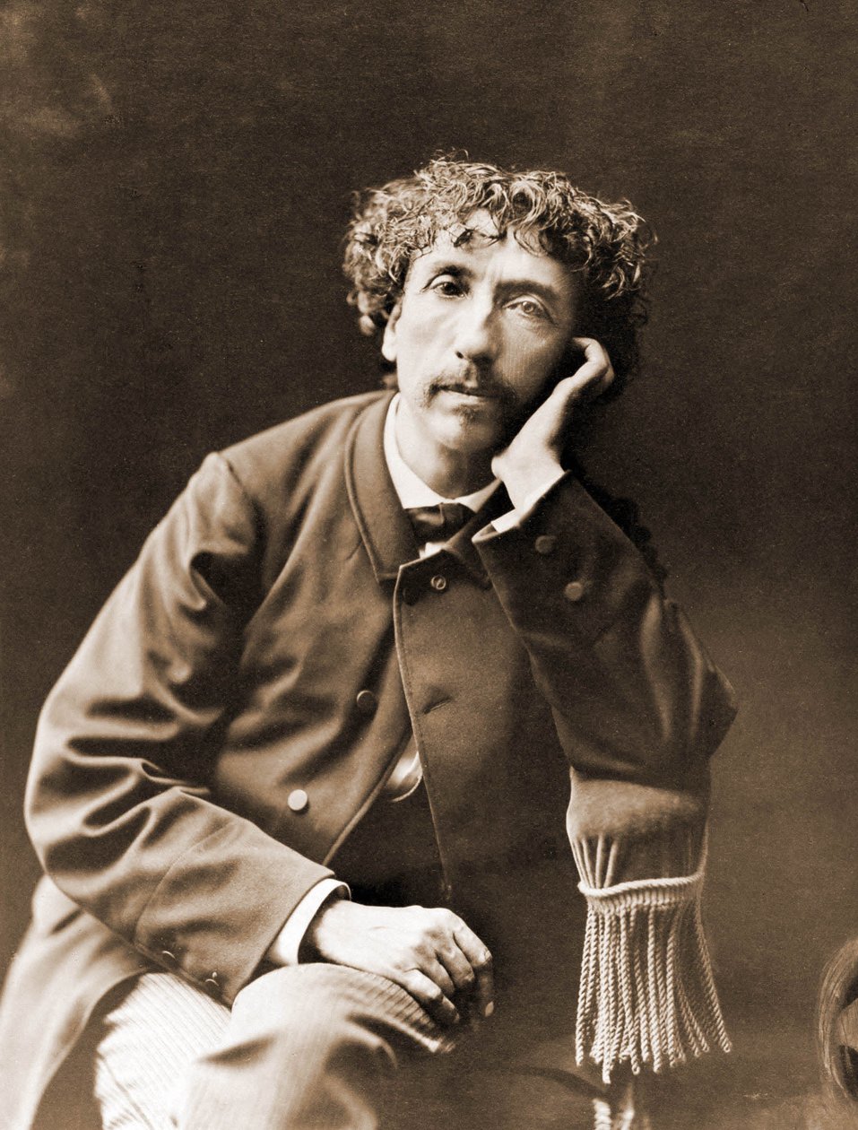 Portret Charlesa Garniera, architekta Opery Paryskiej 1825-1898 (foto) autorstwa Nadar