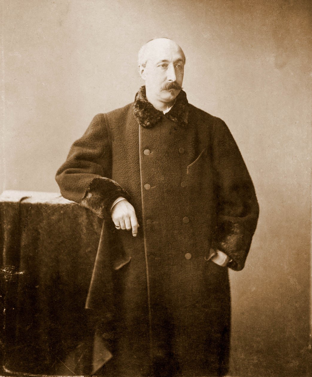 Portret Ernesta Feydeau, poety, powieściopisarza 1821-1873 (ojciec Georgesa Feydeau) (zdjęcie) autorstwa Nadar