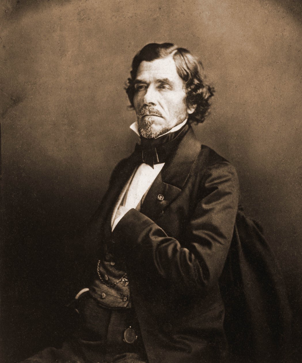 Portret Eugene Delacroix, malarz 1798-1863 (zdjęcie) autorstwa Nadar