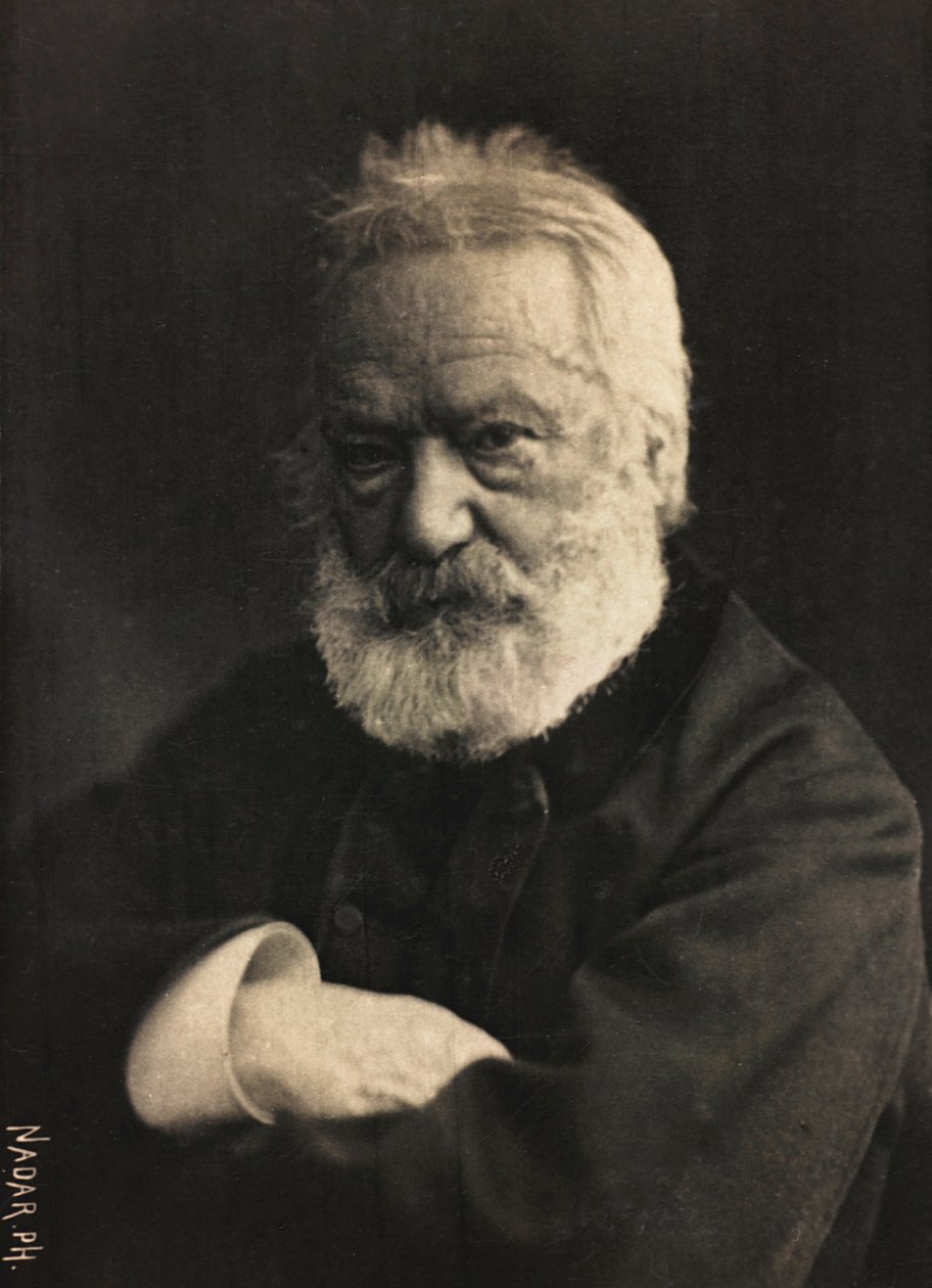 Portret francuskiego powieściopisarza Victora Hugo autorstwa Nadar