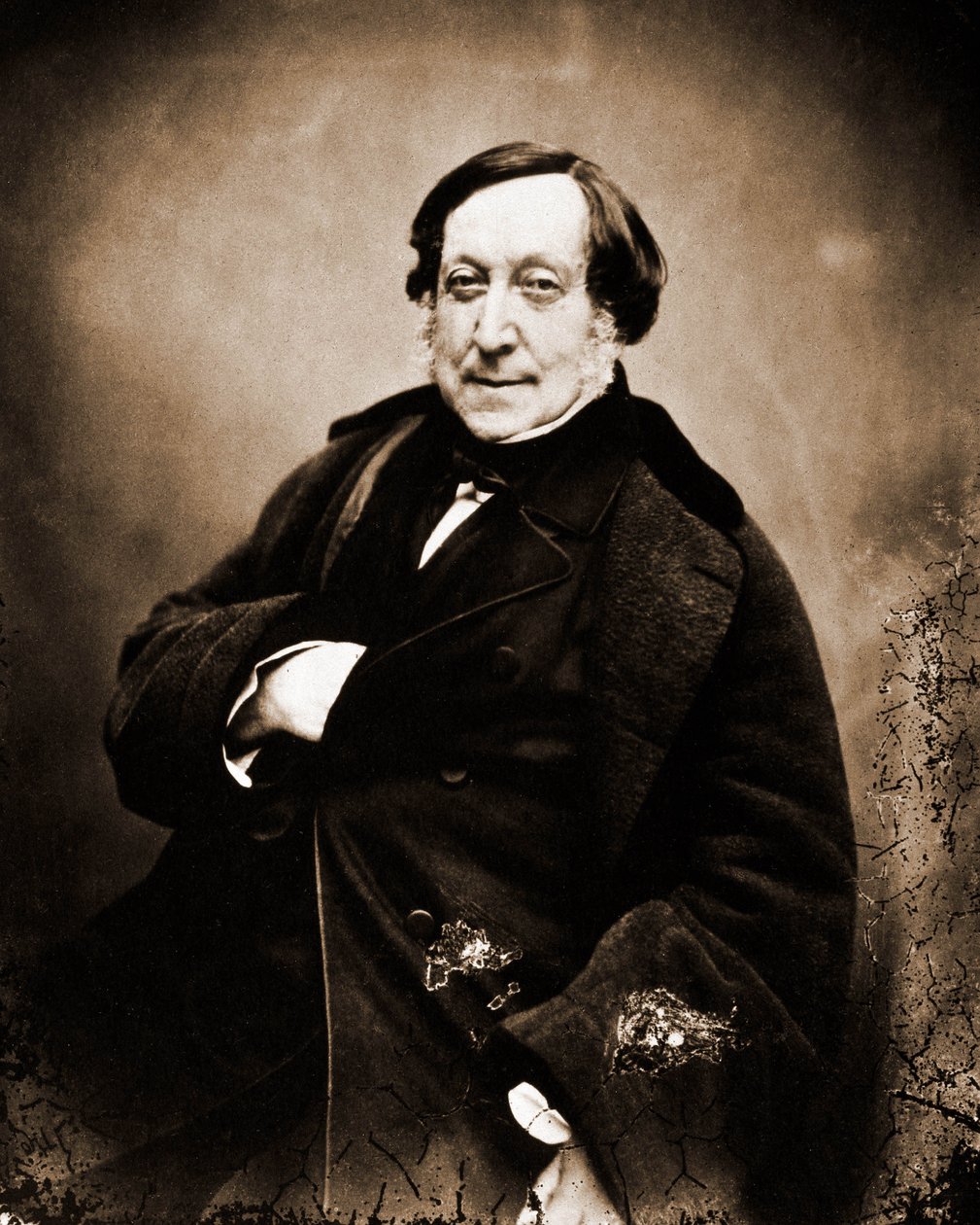 Portret Gioachino Rossiniego, kompozytor 1792-1868 (foto) autorstwa Nadar