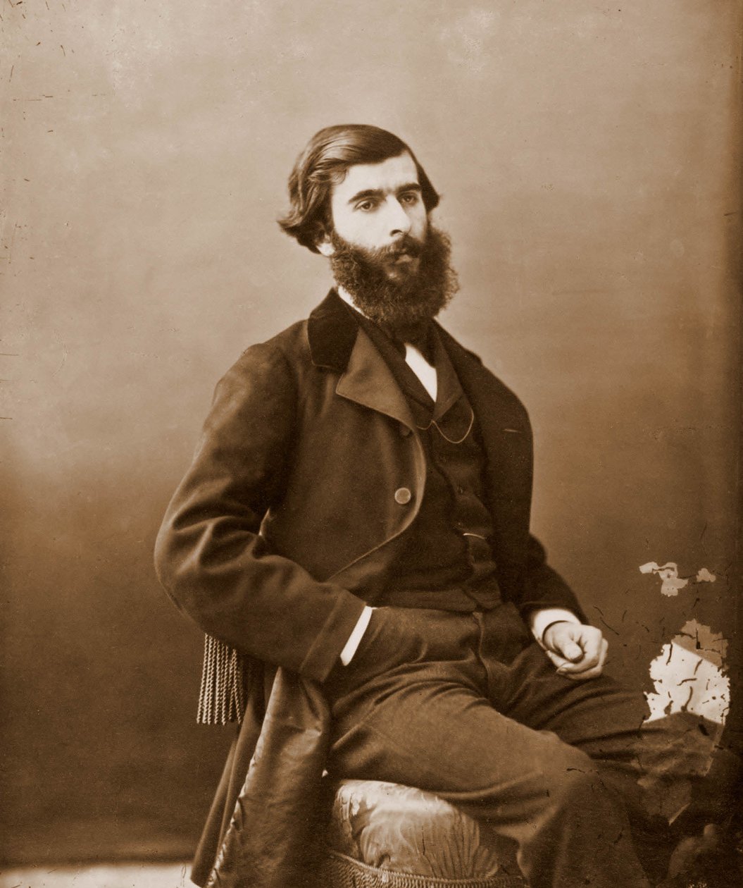 Portret Ludovica Havely, librecisty 1834-1908. Pisał dla Offenbacha (zdjęcie) autorstwa Nadar