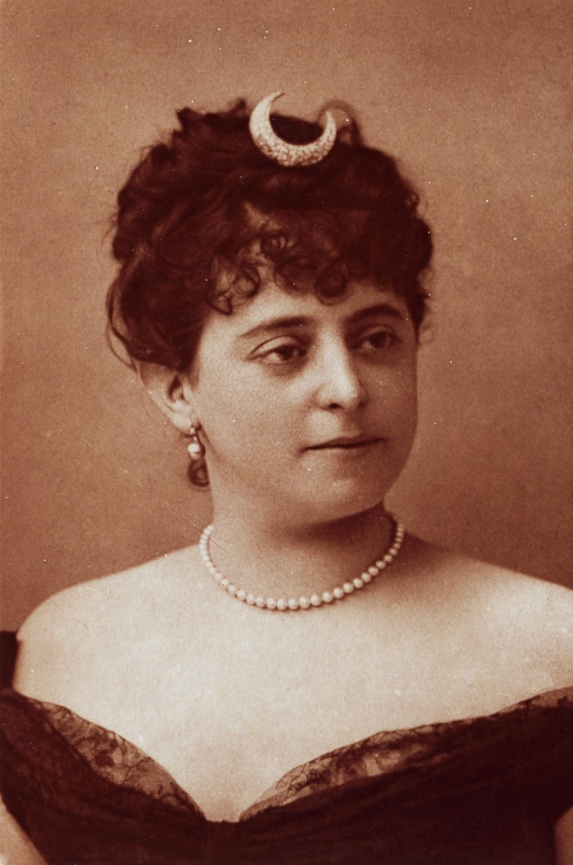 Sybilla Sanderson (1865-1903), amerykański sopran, fot. Felix Nadar (1820-1910) autorstwa Nadar