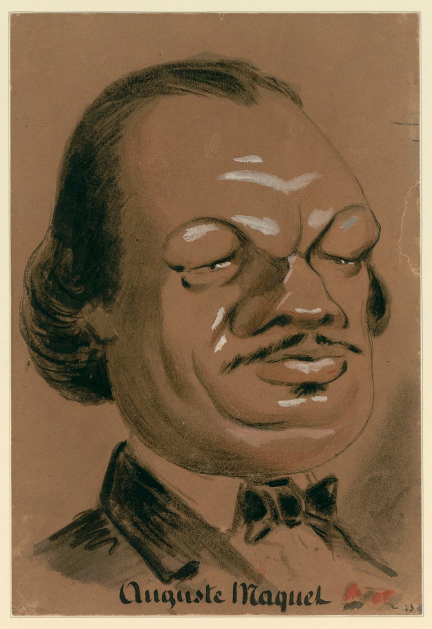 Auguste Maquet by Nadar autorstwa Nadar