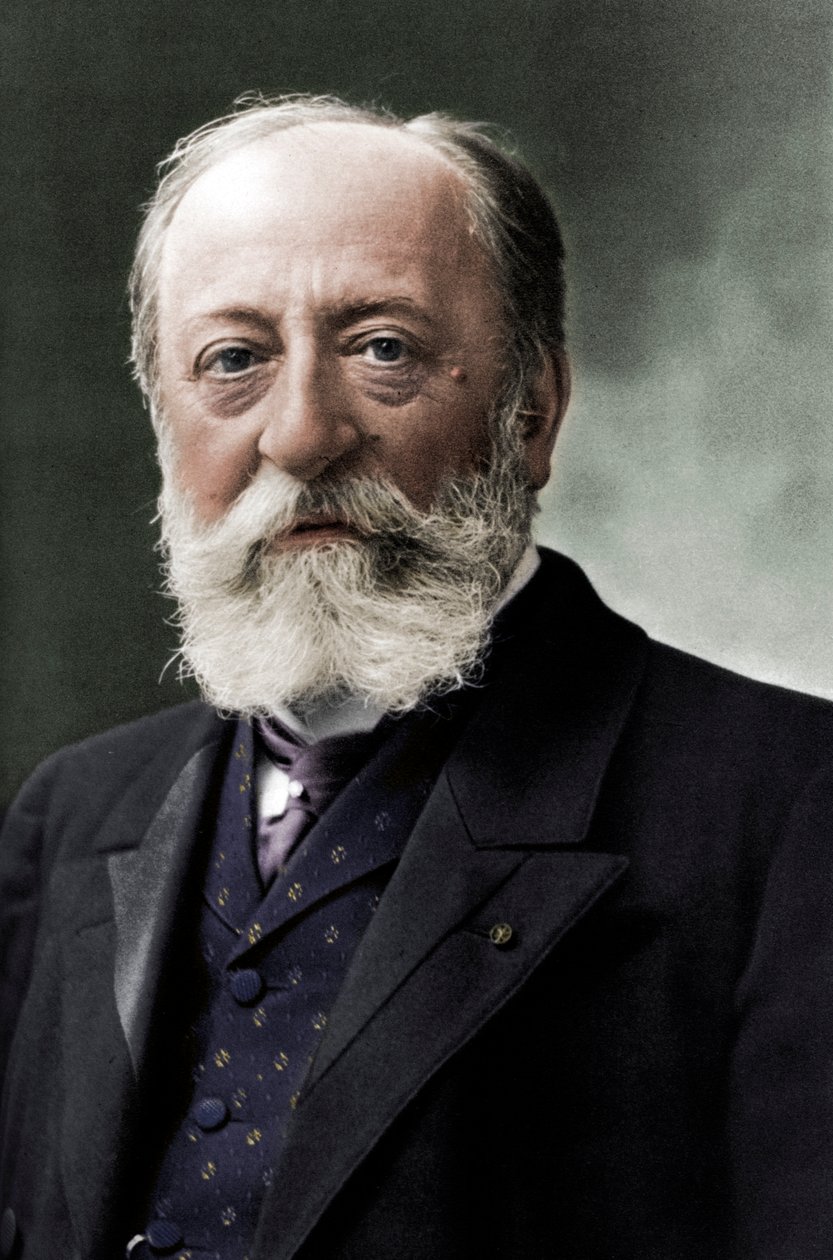 Camille Saint-Saens 1835-1921, francuski kompozytor, organista, dyrygent i pianista romantyków autorstwa Nadar