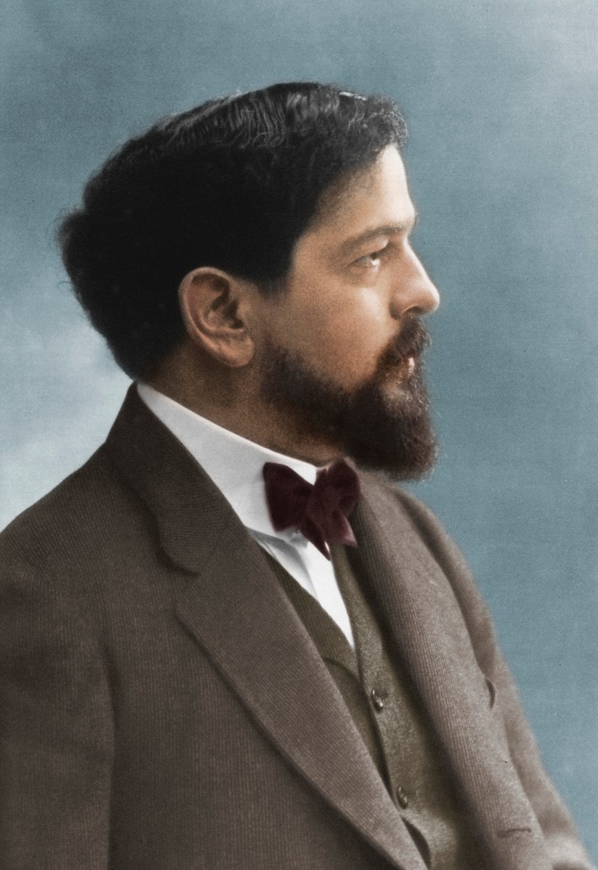 Claude Debussy 1862-1918, francuski kompozytor autorstwa Nadar