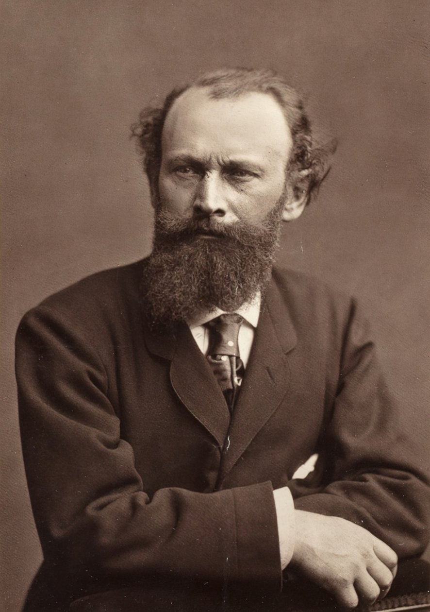 Edouard Manet malarz francuski, 1832-1883, 1865. autorstwa Nadar