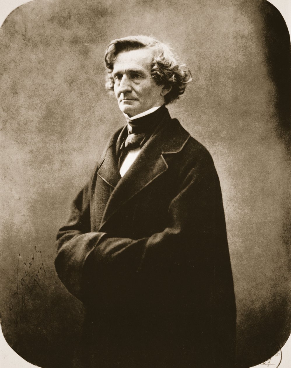 Hector Berlioz, 1863 (fotografika) autorstwa Nadar