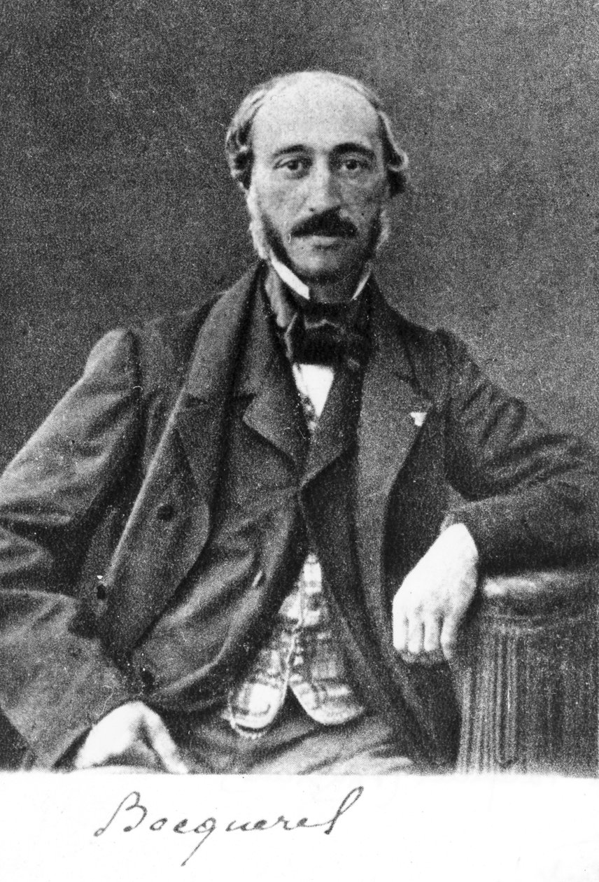 Henri Becquerel, francuski fizyk, ok. 1890 autorstwa Nadar