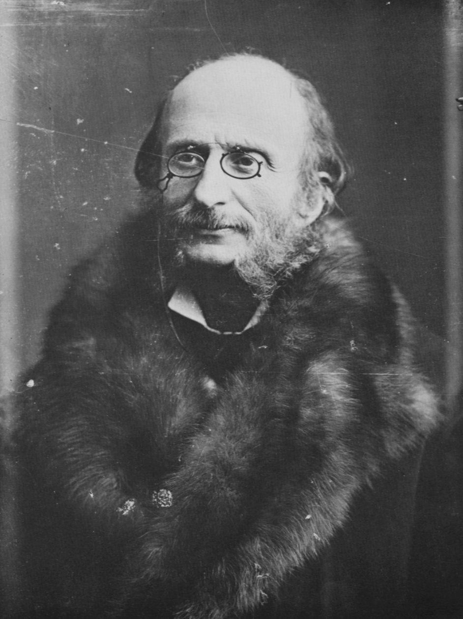 Jacques Offenbach, urodzony w Niemczech kompozytor francuski, ok. 1875 r. autorstwa Nadar