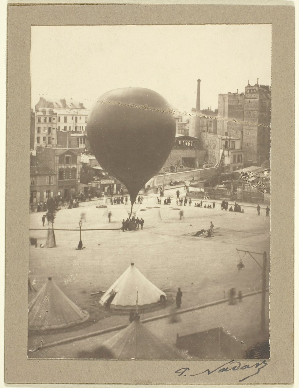 Neptun, Place Saint-Pierre na Montmartre autorstwa Nadar