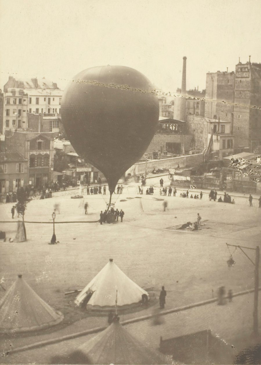 Neptun, Place Saint-Pierre na Montmartre, 23 września 1870. autorstwa Nadar