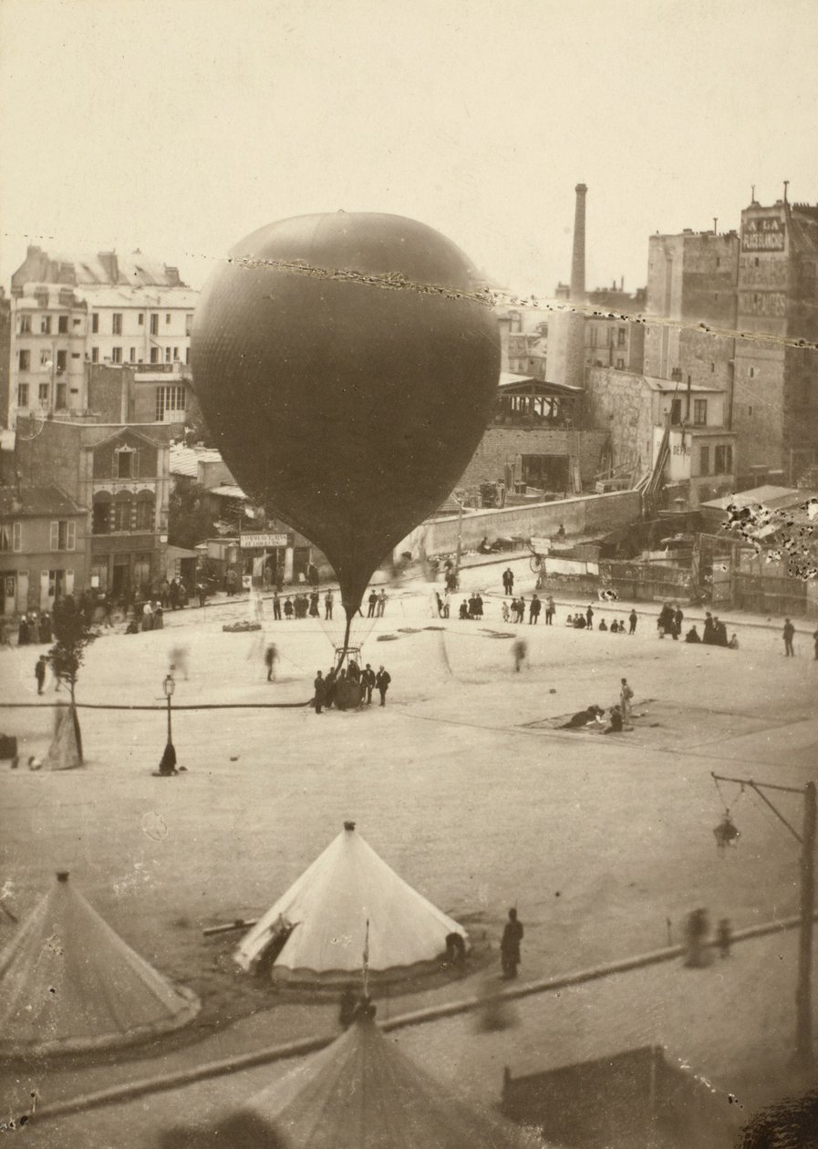 Neptun, Place Saint-Pierre na Montmartre, 23 września 1870 r. autorstwa Nadar