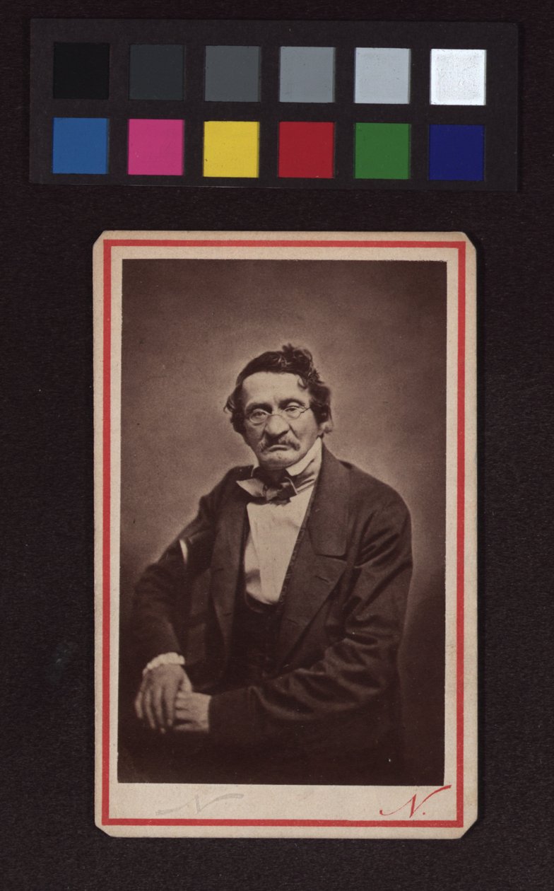 Moritz Gottlieb Saphir (1795–1858), pisarz, dziennikarz, satyryk autorstwa Nadar