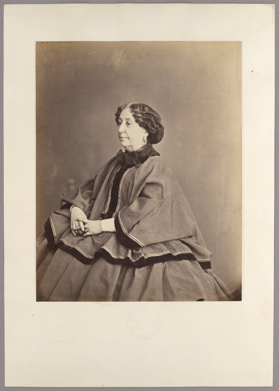 Pisarka George Sand autorstwa Nadar