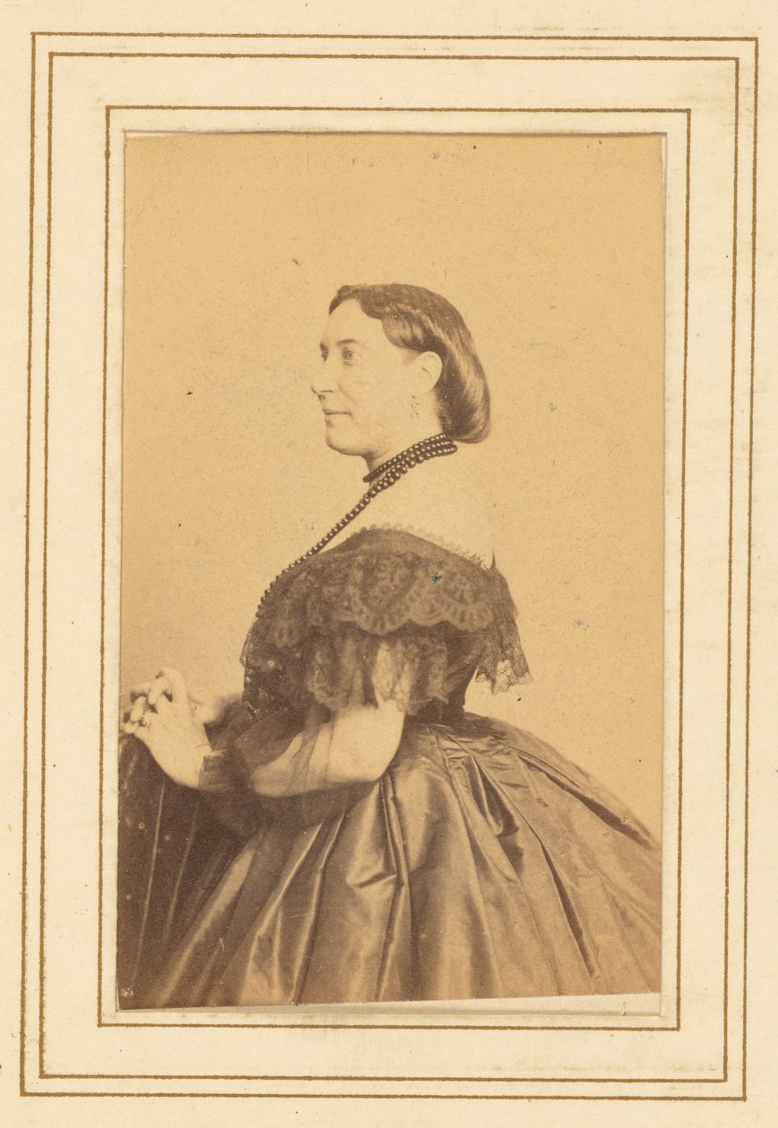 Augustine Brohan autorstwa Nadar [Gaspard Félix Tournachon]