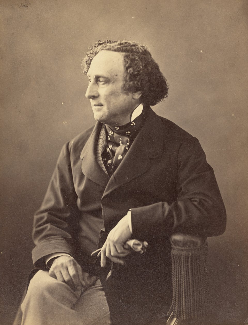 Eug[ène] Chapus, badaczka literatury autorstwa Nadar [Gaspard Félix Tournachon]