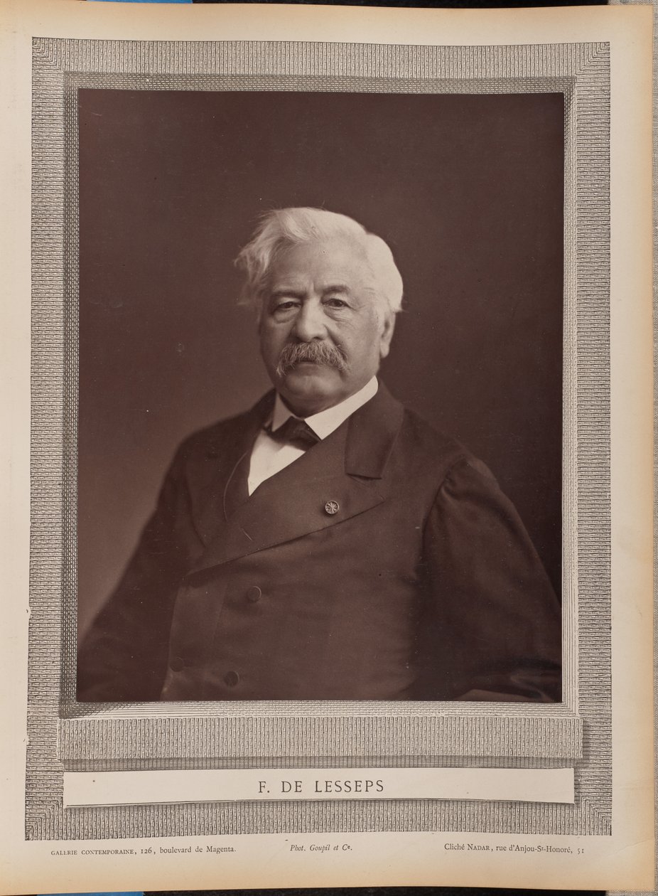 F. de Lesseps autorstwa Nadar [Gaspard Félix Tournachon]