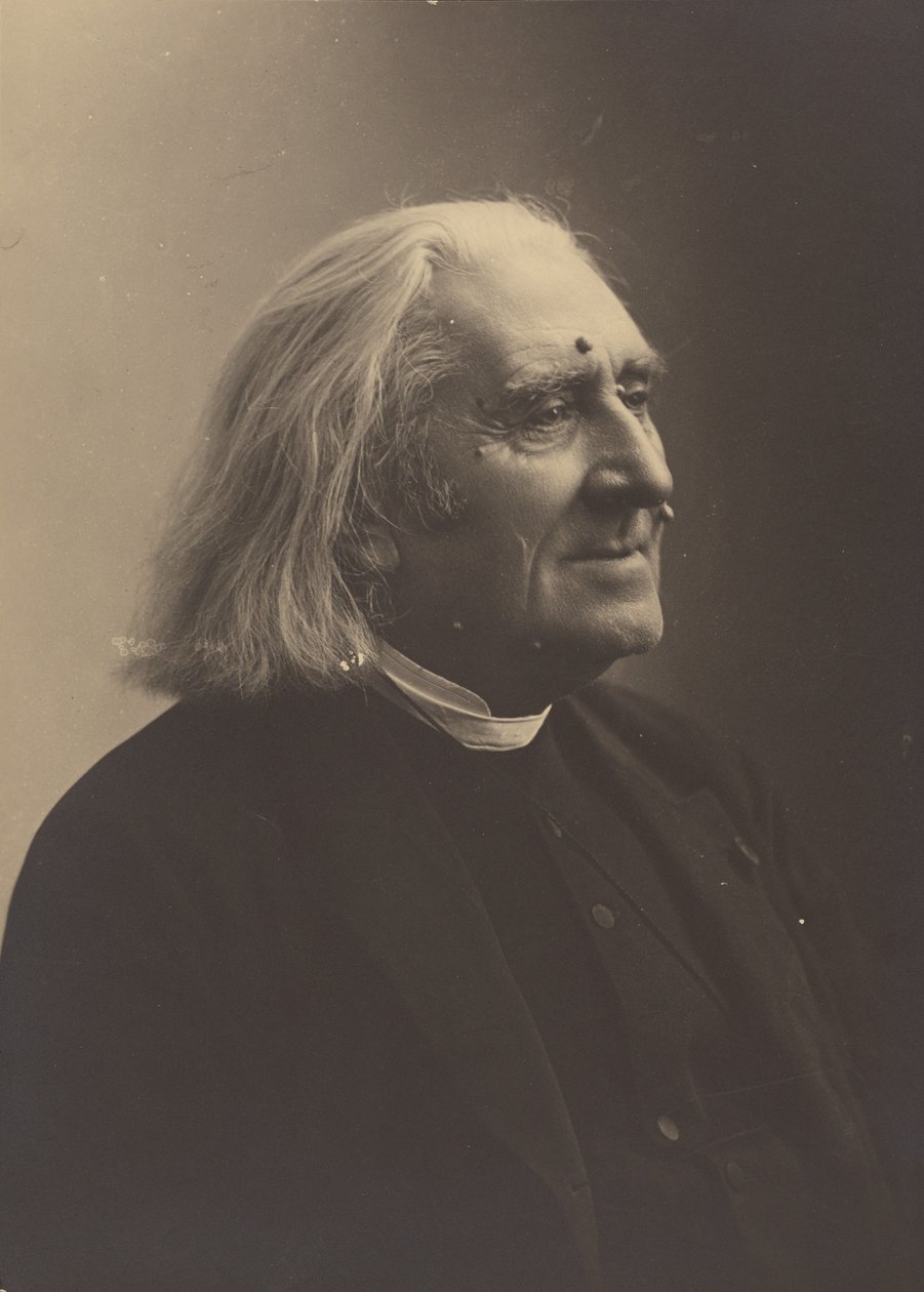 [Franz Liszt] autorstwa Nadar [Gaspard Félix Tournachon]