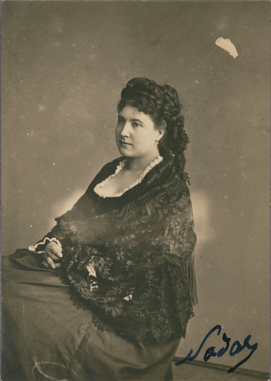 [Judith Gautier] autorstwa Nadar [Gaspard Félix Tournachon]