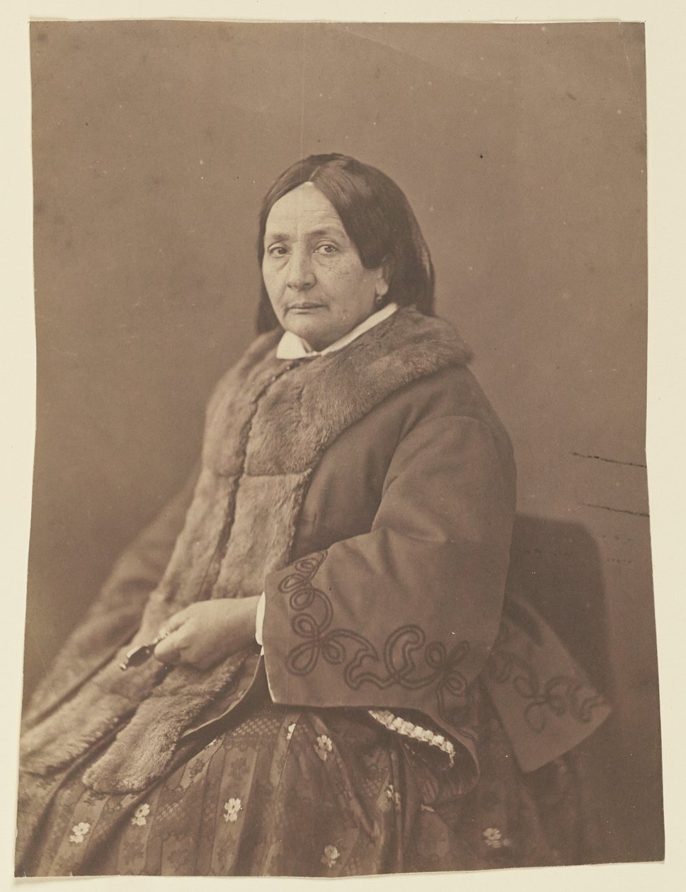 Pani Eugénie Niboyet autorstwa Nadar [Gaspard Félix Tournachon]