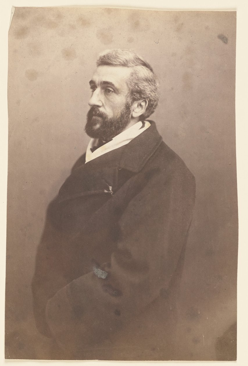 Philipp[e] Rousseau, malarz autorstwa Nadar [Gaspard Félix Tournachon]