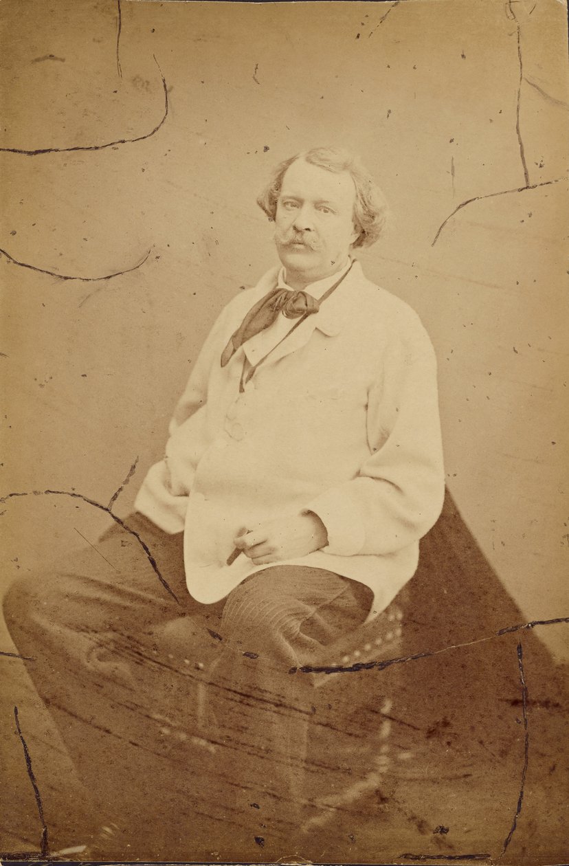 [Autoportret w białym fartuchu Félixa Nadara]. autorstwa Nadar [Gaspard Félix Tournachon]
