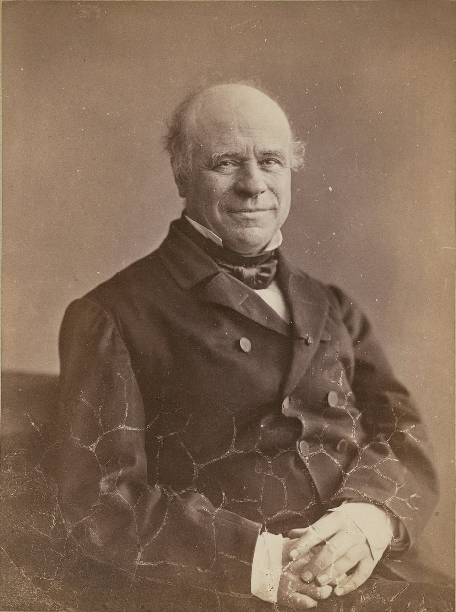 Silvestre de Sacy autorstwa Nadar [Gaspard Félix Tournachon]