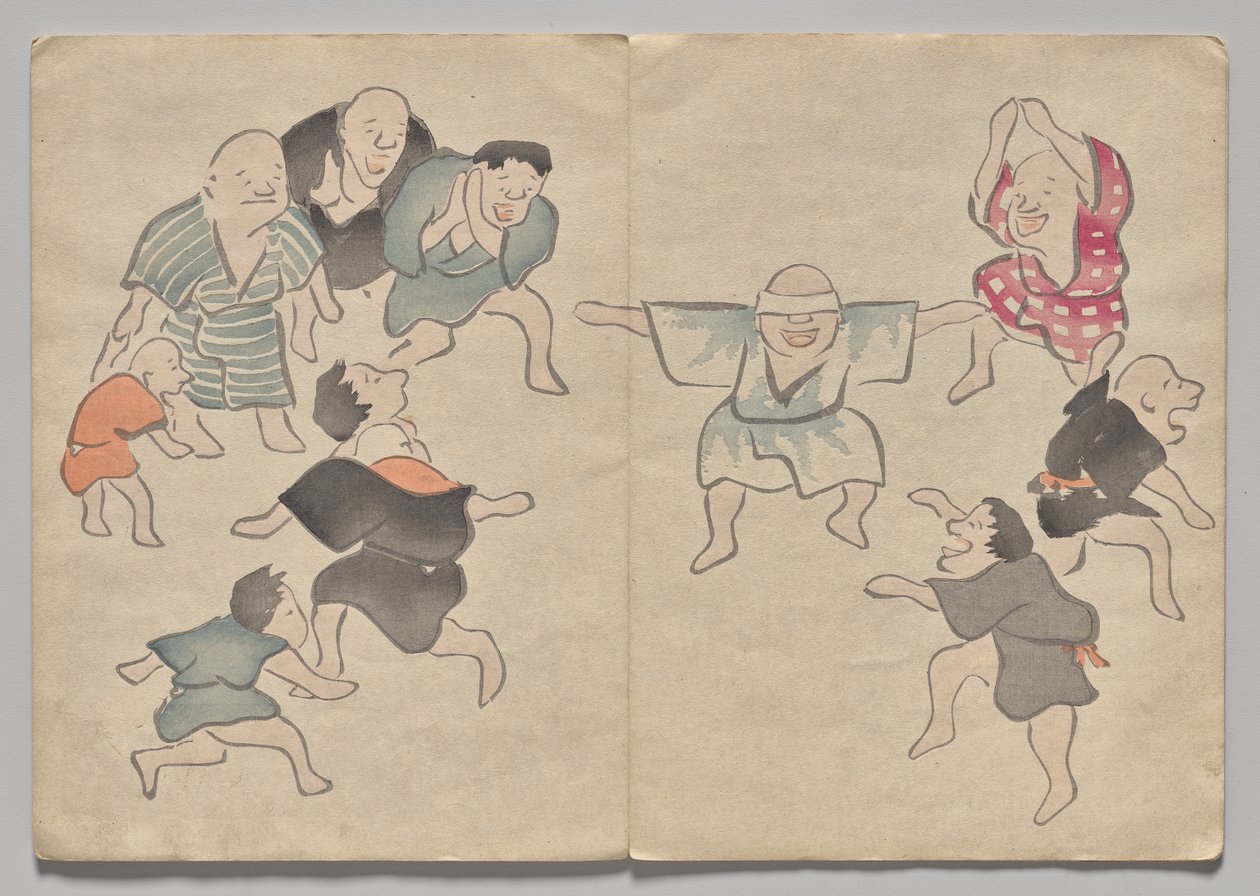 Scena z Kōrin Picture Book (tom 1) autorstwa Nakamura Hochu